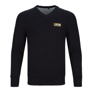 V-Neck Jumper - Black