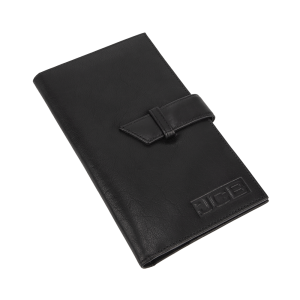 Milano Leather Travel Wallet - Black