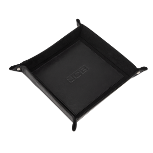 Milano Leather Trinket Tray - Black